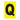Etiqueta adhesiva 1 x 1.5" amarilla "Q" (50 piezas) | Icoptiks | EA115QA
