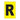 EA115RA - Etiqueta adhesiva 1 x 1.5" amarilla "R" (50 piezas)