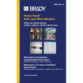 Cuadernillo con marcadores de alambre autolaminables en blanco Porta-Pack | Brady | PWSPK14