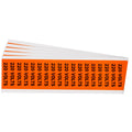 Etiquetas de voltaje y conductos de 220 Volts, naranja, paquete con 5 plantillas | Brady | 152481