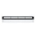 Panel de parcheo vacío 1UR de 24 puertos blindado | Leviton | 4S255S24