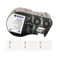 Etiqueta autolaminable blanca de 1.25" x 1" para impresoras M4 M5 | Brady | M4143427