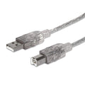 Cable USB V2.0 A-macho/B-macho plata 4.5 m | Manhattan | 340465