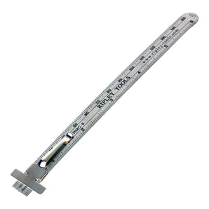 RM6C - Regleta de 6" unidades de medida estándar y milimétricas
