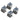 DATRUENCSNCSNRESWJ NCS-NRE-SWJ Kit universal de 4 ruedas para gabinetes