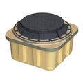 Registro prefabricado minimanhole 4 x 4 x 2', tapa de fundición dúctil | Polymerico | MH442D/20