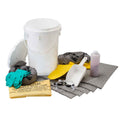 Kit antiderrames "ácidos", absorbencia 4.5 gal | Brady | SKABKTACID