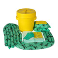 Kit antiderrames "químicos" tambo, absorbencia 17.90 gal | Brady | SKH20