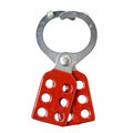 Cerrojo de acero con pestañas 6 candados 1.484", rojo | Brady | 105719