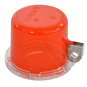130821 - Dispositivo de bloqueo para botón pulsador de 30.5 mm, rojo