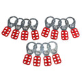 Cerrojos de acero 6 candados 1.5" (12 piezas) | Brady | 65376