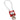 146120 - Candado de nylon compacto rojo arco flexible 4.25"