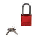Candado de aluminio rojo aluminio 1.5" | Brady | 99615