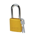 Candado de aluminio amarillo aluminio 1.5" | Brady | 99618