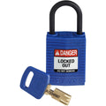 Candados de nylon compacto "SafeKey" azul arco de plástico 1" | Brady | CPTBLU25PLKD
