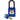 NYLBLU38PLKD - Candados de nylon "SafeKey" azul arco de plástico 1.5"