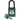 NYLGRN38PLKD - Candados de nylon "SafeKey" verde arco de plástico 1.5"