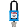 Candado de nylon azul arco de plástico 1.5" | Brady | SDPLBLU38PLKD