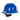 SEGCASTRUCASZX CAS-ZX Casco de seguridad azul matraca, ala ancha
