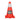SEGCONTRUCONO45R CONO-45R Cono de seguridad naranja reflejante 45 cm