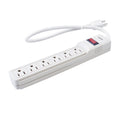 Multicontacto 6 entradas 15A/127V | Surtek | 136220