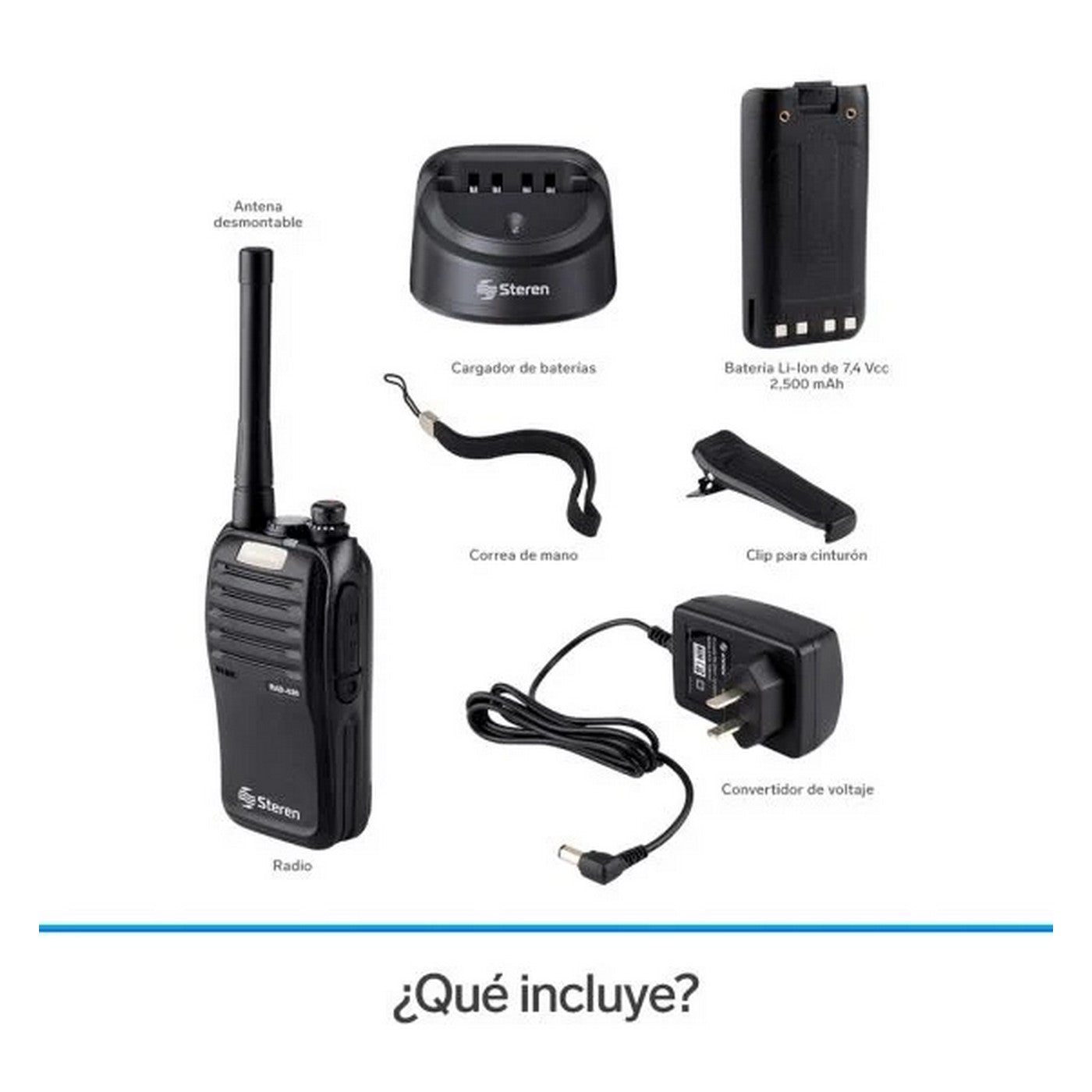 Radio Incom Radio intercomunicador 7 km Steren RAD-530 | Mayoreo Latam – INCOM SHOP
