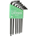 Llaves hexagonales "L" "Torx" bola (7 piezas) | Urrea | 4972TB