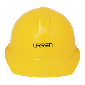 USH01Y - Casco de seguridad amarillo matraca