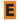 Etiqueta adhesiva 1 x 1.5" naranja "E" (50 piezas) | EA115EN | Icoptiks