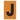 Etiqueta adhesiva 1 x 1.5" naranja "J" (50 piezas) | EA115JN | Icoptiks