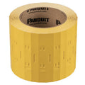 Placa de identificación 0.5" x 2" amarilla para impresoras TDP | Panduit | M200X050Y6T